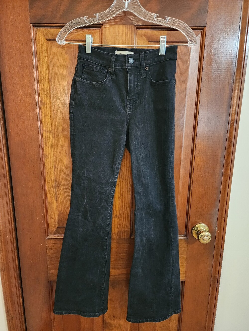 Madewell Black Women's Flare Jeans - Classic High-Rise (Size 24)